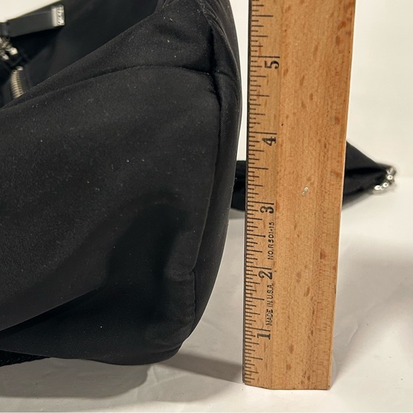 Calvin Klein Women’s black nylon backpack with silver accents, pockets - Picture 10 of 12